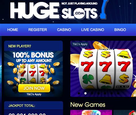 Hugeslots casino bonus
